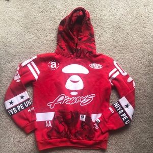 Aape by BAPE Red Hoodie